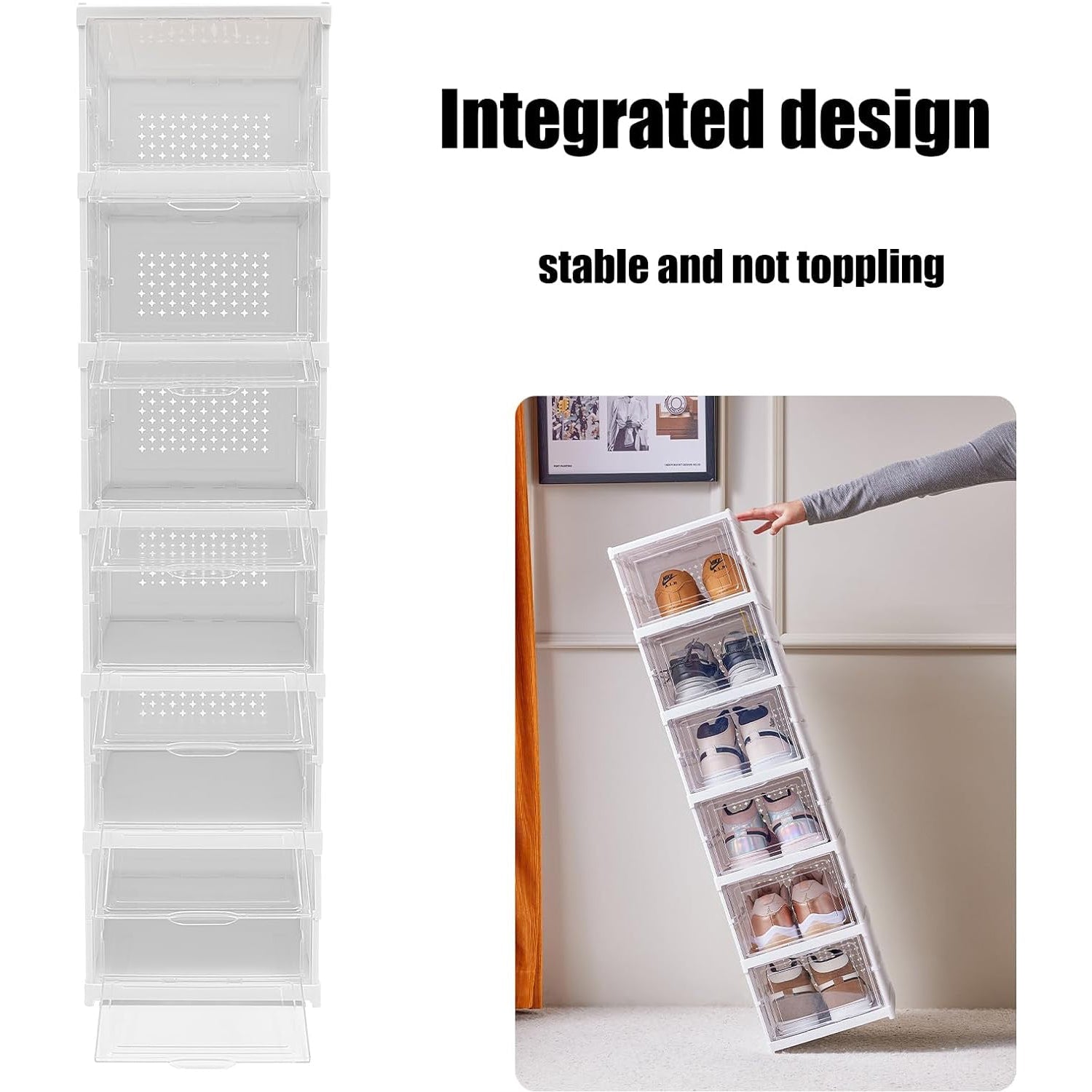 Stackable Multifunctional Storage, for Clothes Foldable Drawer Shelf Basket Utility Cart Rack Storage Organizer Cart for Kitchen, Pantry Closet, Bedroom, Bathroom, Laundry (2, 3, 4, 5, 6 / Layer 1 Pc) Stackable Multifunctional Storage, for Clothes Foldable Drawer Shelf Basket Utility Cart Rack Storage Organizer Cart for Kitchen, Pantry Closet, Bedroom, Bathroom, Laundry (2, 3, 4, 5, 6 / Layer 1 Pc)